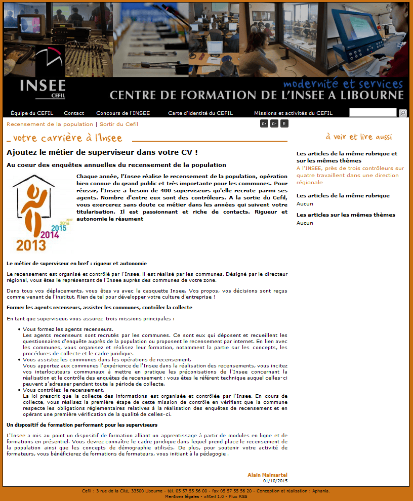 Ajoutez le métier de superviseur dans votre CV ! (INSEE-CEFIF, capture 03/12/2017-07h30)