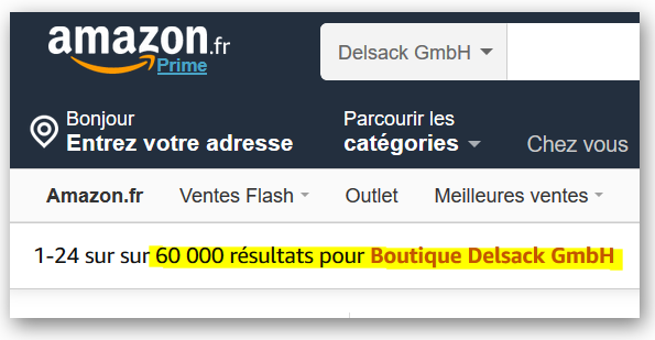 amazon.fr — Boutique Delsack Gmbh — 60 000 articles — Capture 22/10/2018-08h30