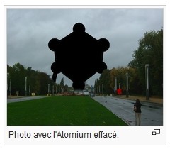 Atomium effacé sur Wikipédia – 11/12/2014