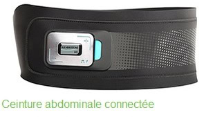Ceinture abdominale connectée
