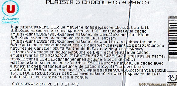 Composition pâtisserie PLAISIR 3 CHOCOLATS Super U 20151106