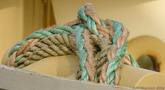 Cordage bicolore