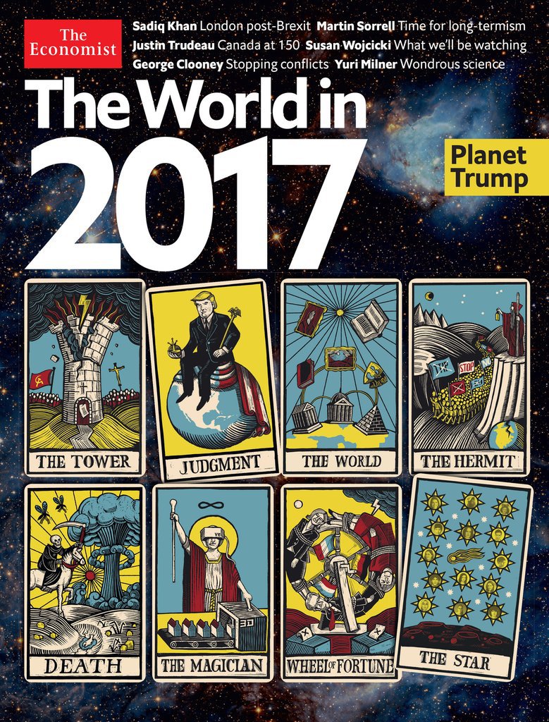 The Economist - Couverture “The World in 2017”