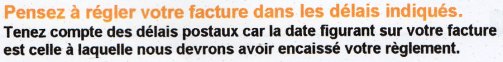 EDF : Pensez à régler votre facture dans les délais indiqués