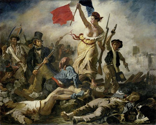 “La Liberté guidant le peuple” d'Eugène Delacroix (1830)