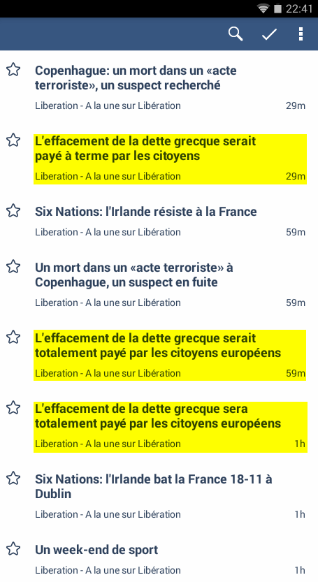 Révisions titre d'un article dans le flux RSS de Libé, le 14/02/2015 à 22:41