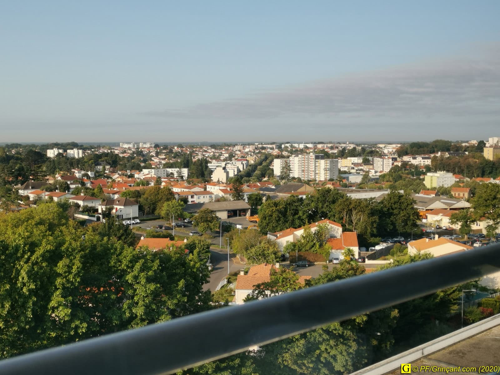 Vue de ma chambre d'hôpital, ce matin, 11/09/2020