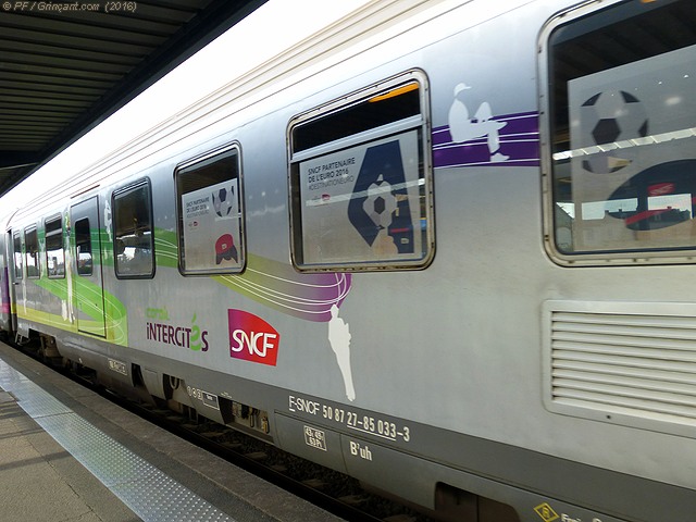 Wagon intercités sur la ligne Bordeaux-Nantes, 09/2016