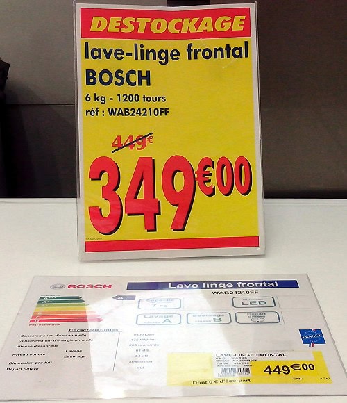 Lave-linge Bosch WAB24210FF