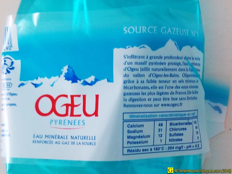 OGEU, ancienne bouteille