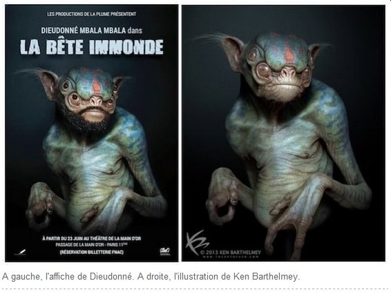 Dieudonné accusé de plagiat par un artiste luxembourgeois (METRONEWS)