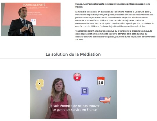 Emmanuel Macron en photo et vidéo automatique sur site d'huissiers, page 