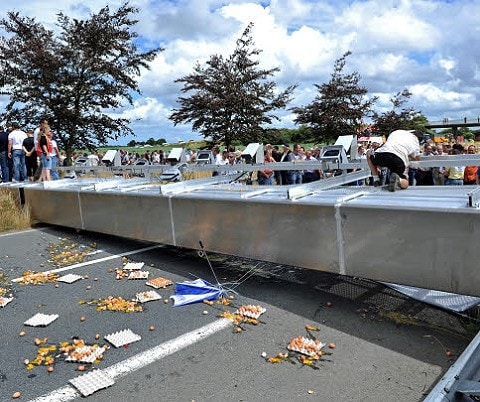 Portique Écotaxe de Guiclan (29) après