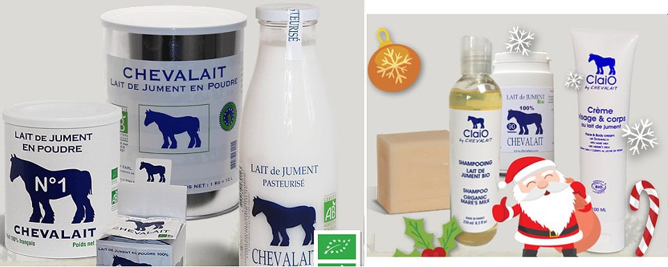 Produits à base de lait de jument bio (par RD)