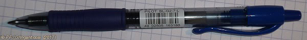 Stylo Pilot G2 vendu à l'unité, avec code-barre