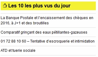 Top 4 des billets les plus lus sur Grinçant.com, le 17/08/2016 à 10h25