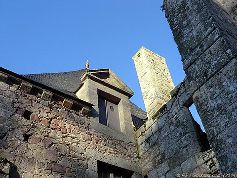 Tout en haut, sur le faîtage – Abbaye de Beauport