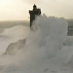 Tempête pointe de Bretagne - Raz-de-Sein Tempête pointe de Bretagne - Raz-de-Sein
