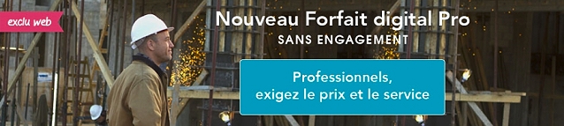 Forfait digital Pro, sans engagement, de Bouygues Telecom