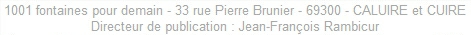 Mention légale site 1001 Fontaines Mention légale site 1001 Fontaines