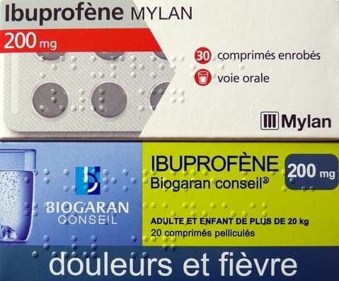 Ibuprofène Mylan / Ibuprofène Biogaran conseil