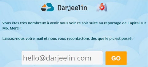 Darjeelin.fr suite au passage dans Capital de M6 Darjeelin.fr suite au passage dans Capital de M6