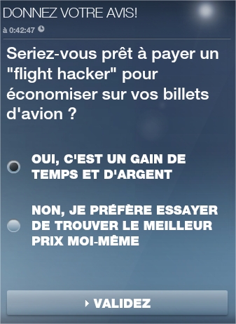 Sondage / Étude de marché sur le M6 Replay (à 0:42:47) Sondage / Étude de marché sur le M6 Replay (à 0:42:47)