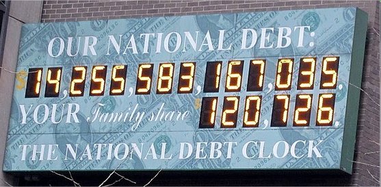 Compteur de la dette américaine le 04/03/2011 (14 chiffres)