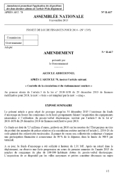 Amendement II-6117 portant prolongation de la promo pour teminaux PV électroniques