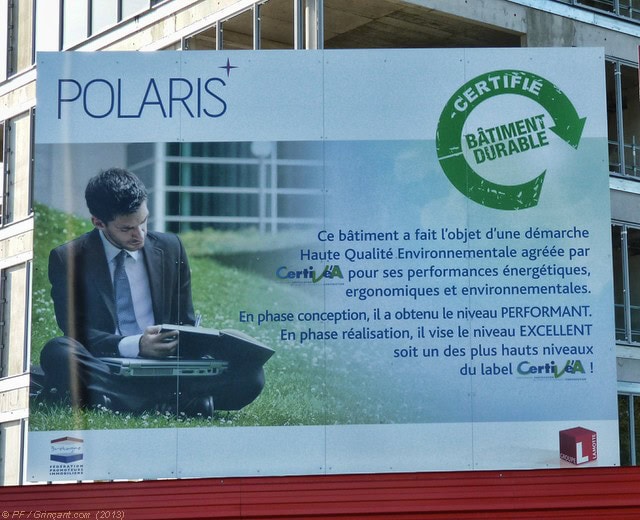  POLARIS, « Bâtiment durable » certifié