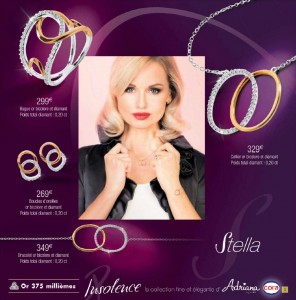 Bijoux Adriana Karembeu, collection Stella Bijoux Adriana Karembeu, collection Stella