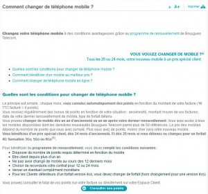Bouygues Telecom : Conditions d'éligibilité au 09/12/2013 pour changer de mobile Bouygues Telecom : Conditions d'éligibilité au 09/12/2013 pour changer de mobile