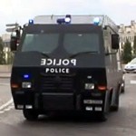 Fourgon blindé de la BRI Tournée de quartier pour l’Antigang