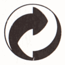 Sur l'emballage carton d'un pack familial de 16 yaourts Yoplait, le logo Eco-Emballage Logo Eco-Emballage (flèche circulaire) sur carton Panier de Yoplait