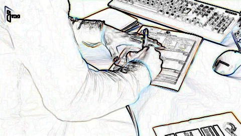 Le contrôleur remplit la fiche du contrôlé