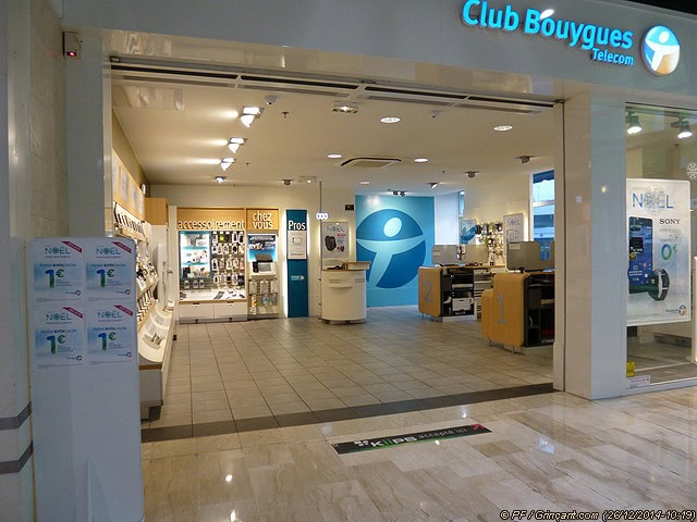 Même les vendeurs sont aux abonnés absents ! Boutique Bouygues Telecom déserte – 20141226-10h19