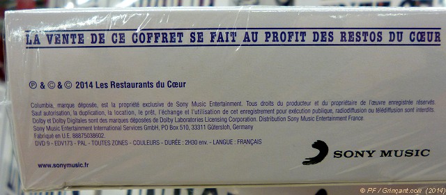 Au profit des Restos du Coeur... Les petites mentions sont toujours intéressantes. Vive l'Allemagne ! Phonomark & Copyright "Les Restaurants du Coeur"