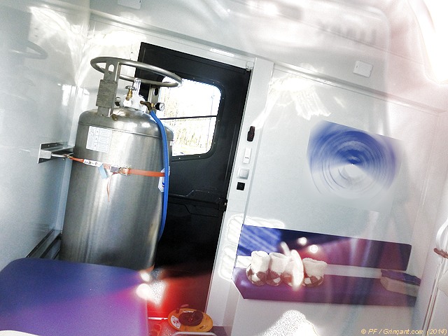 La bonbonne d'azote liquide