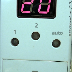 Afficheur et voyants de contrôle radiateur Bionaire BPH1520