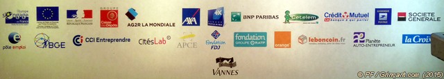 Logos des "partenaires" (23) de l'Adie