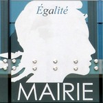 Ce maire, probable sale con démocratique Marianne, Mairie, Égalité