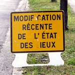 Modification récente de l'état des lieux