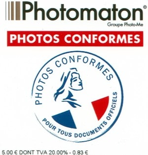 Reçu Photomaton 5 €