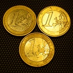  3 pièces de 1 euro