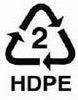 Logo plastique 2 HDPE