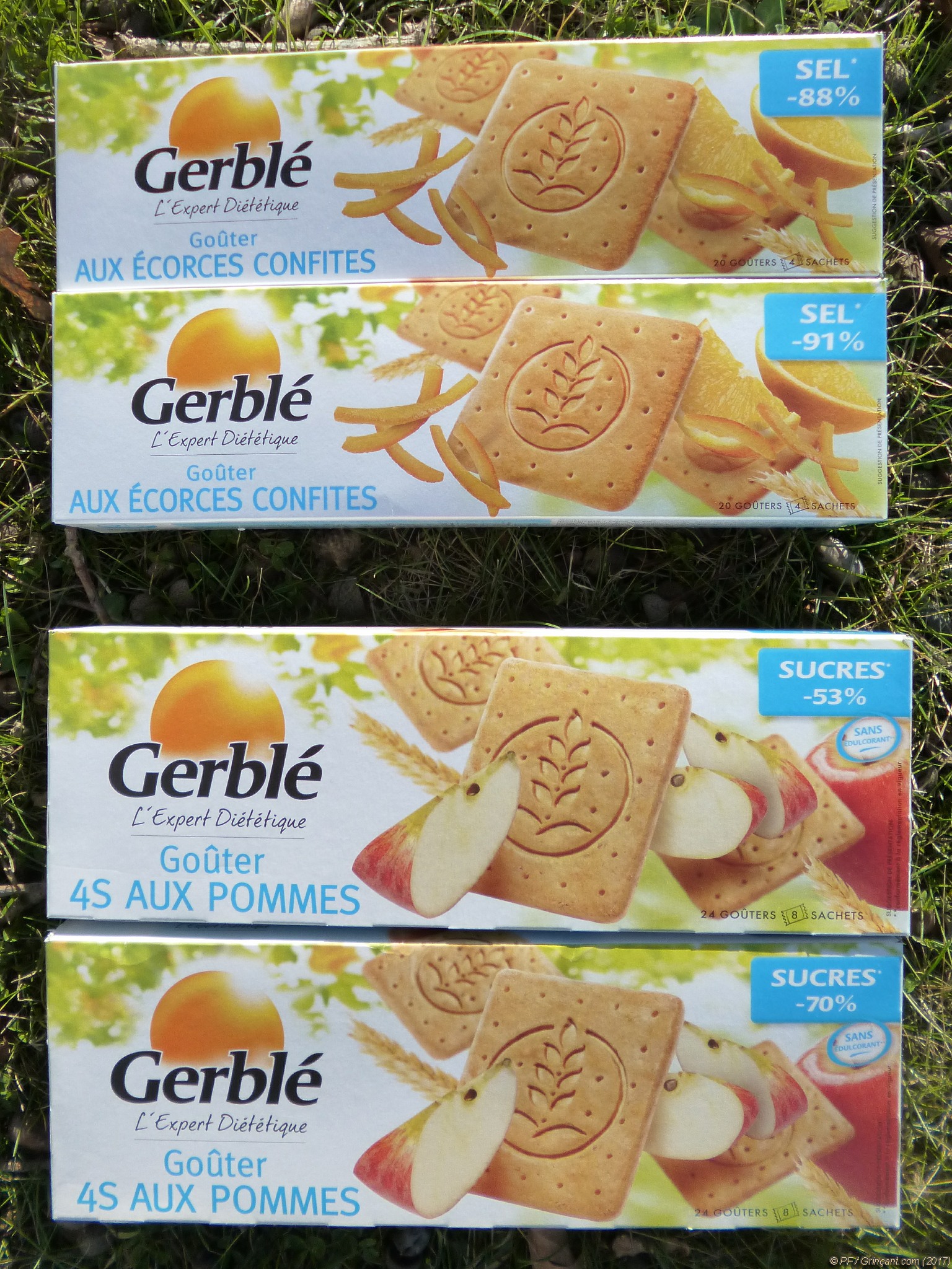 Biscuits Gerblé, drôles de salades pour le goûter