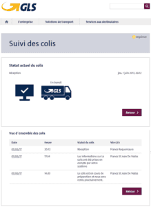 Suivi des colis en ligne GLS