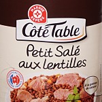Les égorgeurs du Petit Salé aux lentilles Leclerc Petit Salé aux lentilles Côté Table - Marque Repère Leclerc