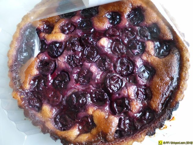 Tarte exposée à l'oxygène