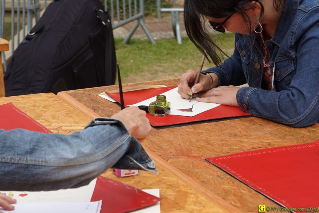 Écriture à l'encrier et à la plume Sergent-Major